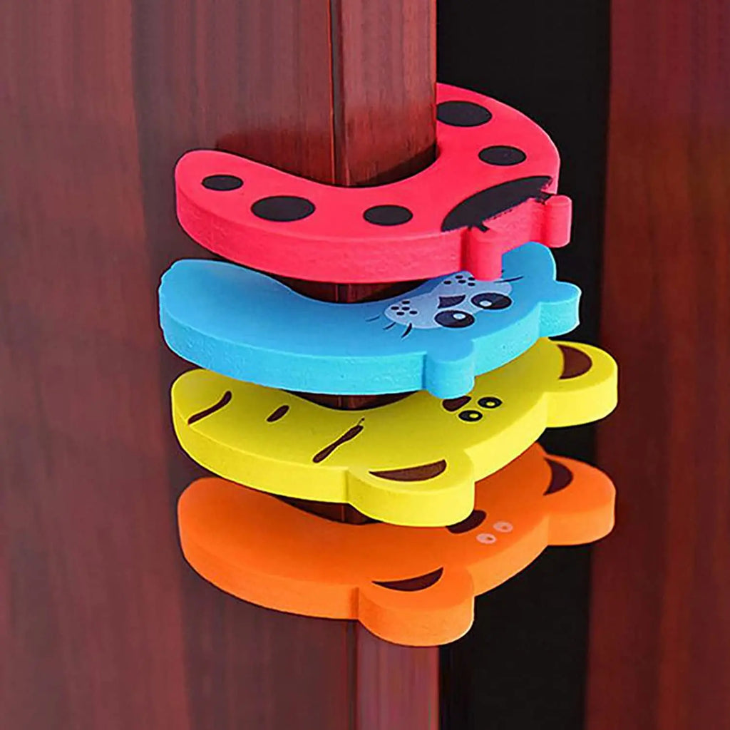 Children Doorstop Door Clip Soft Foam Door Stopper Holder EVA C Shape Kids Doorstops Baby Safety Locks Finger Security Protecter