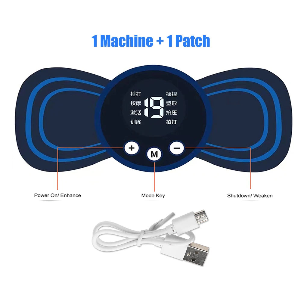 Xiaomi MIJIA Neck Massager Mini Cervical Back Muscle Pain Relief Patch Massageador Stimulator Mat Portable Body Health Care Tool