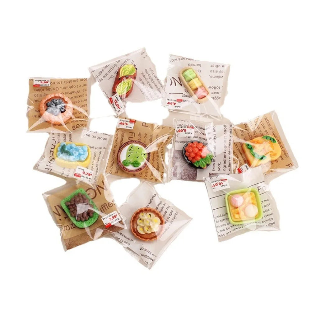 20pcs Breads Simulation Mini Cakes Pastries Pretend Play Miniature Simulation Desserts Food Toys Education Play House Toy