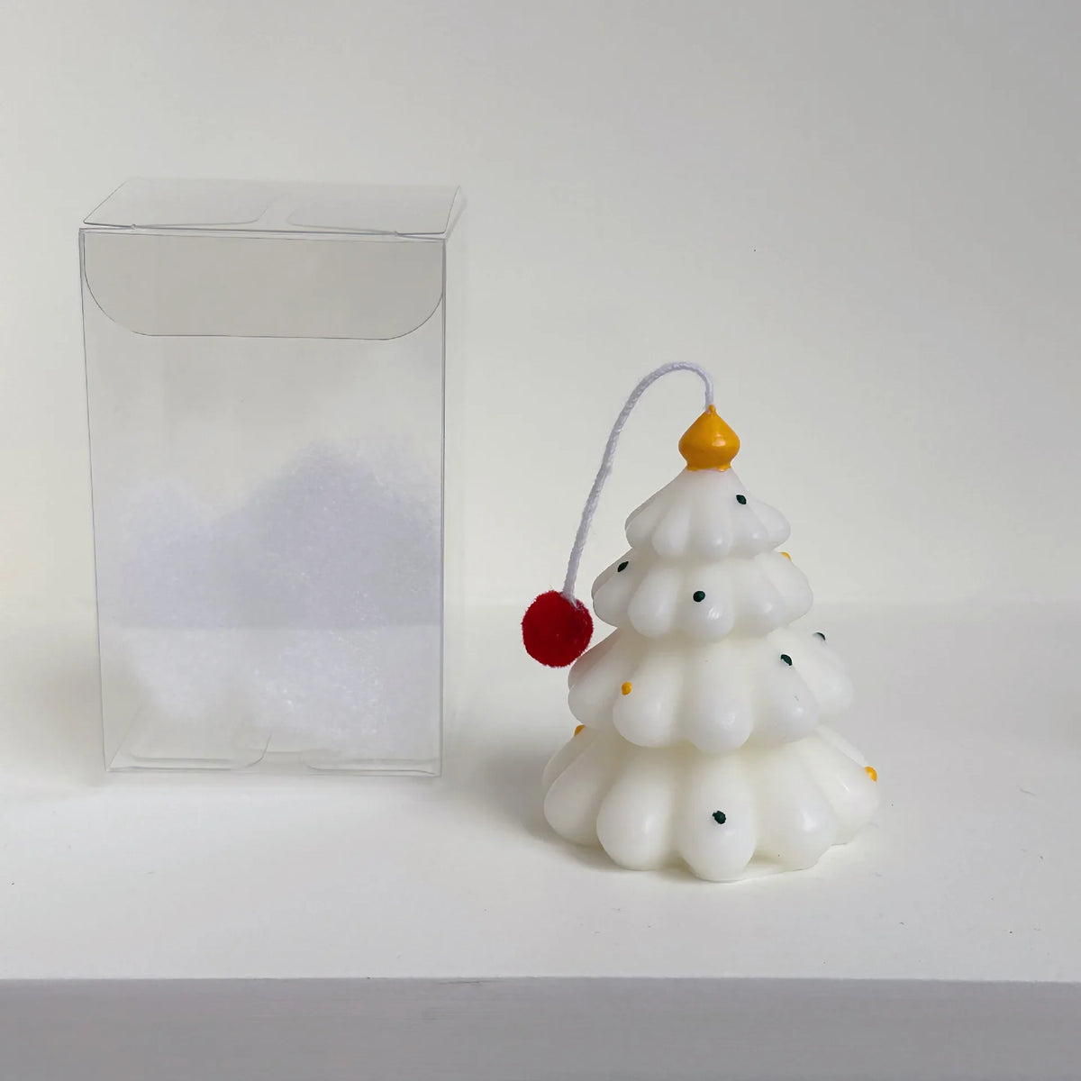 Instagram Christmas Candle Mini Hand-painted Christmas Tree Candle Bear Candle Christmas Gift Holiday Decoration