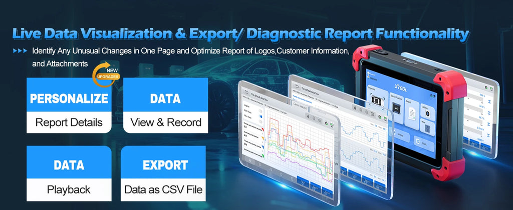 XTOOL D7 V2.0 All System Car Diagnostic Tool FCA Auto Auth ECU Coding 38+ Service Active Test OBD2 Scanner CAN FD DOIP