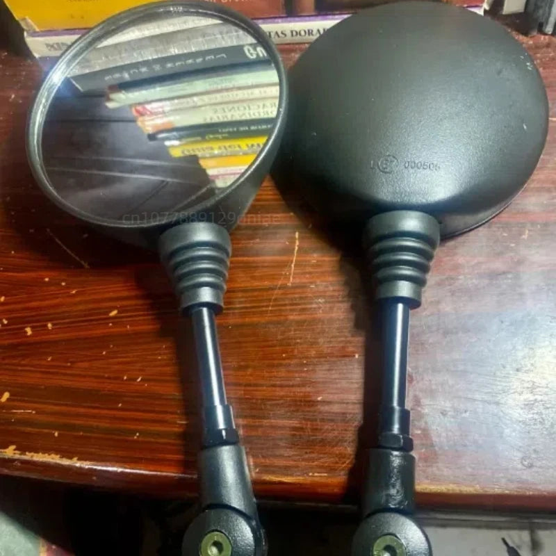Motorcycle Modification Rearview Mirror, Outdoor Riding Anti Fall Folding Circular Mirror, Universal Motorcycle Accessories