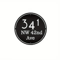 "Enhance Your Stylish Home with 1pc Personalized Metal Address Sign, A Modern Solution for A Unique and Ideal Decoration."