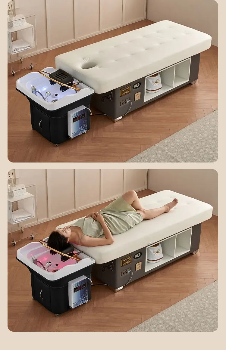Salon hair washing bed portable head spa equipment  Removable shampoo basin