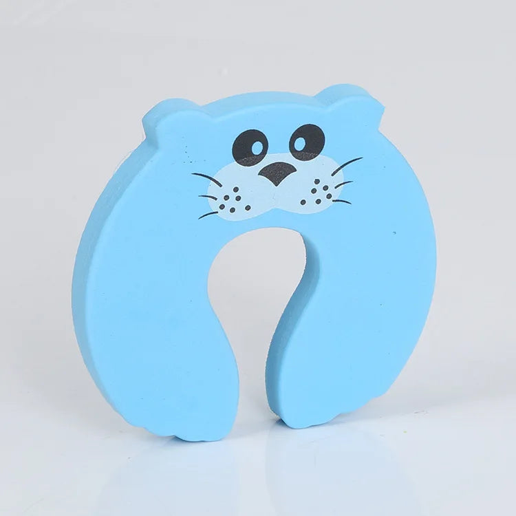 Children Doorstop Door Clip Soft Foam Door Stopper Holder EVA C Shape Kids Doorstops Baby Safety Locks Finger Security Protecter