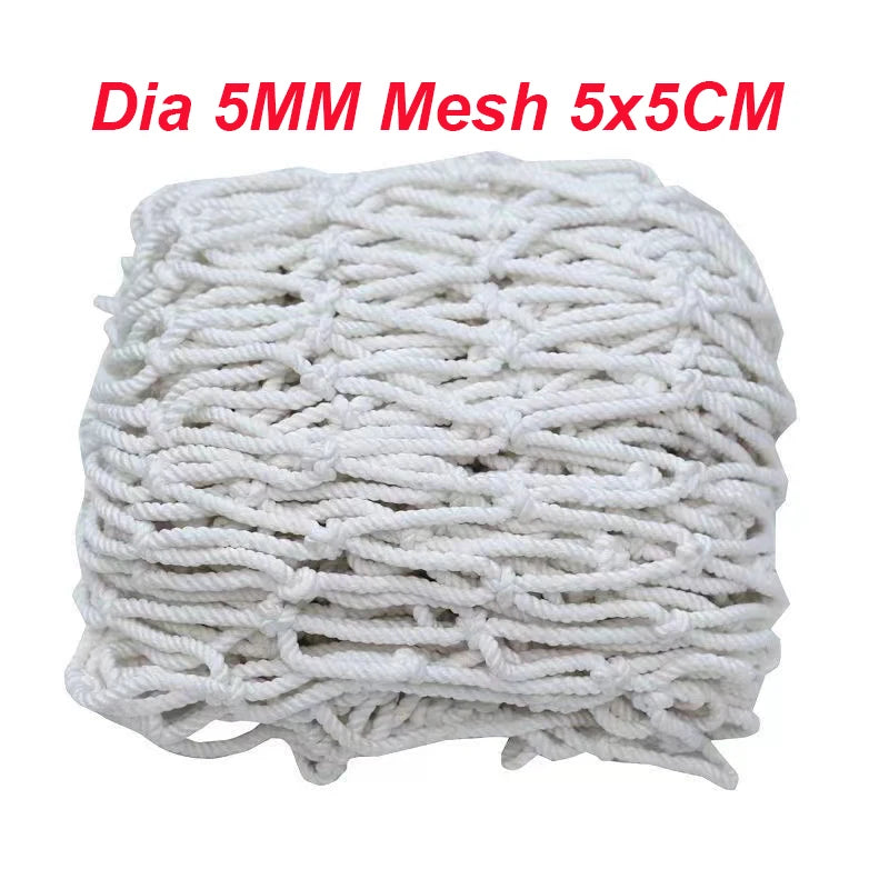 White Nylon Net Child Safety Net Building Mesh Rope Against Falling Net Balcony Window Staircase Fence Protection Baby Cat Dog