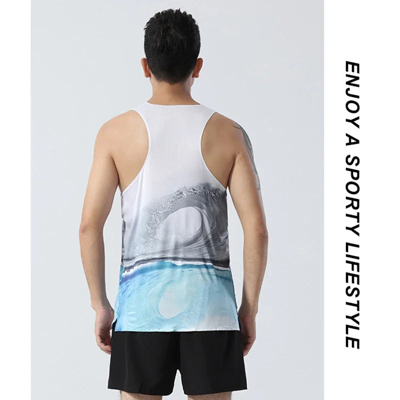Adult Men Women Running Hiking Shirts Tight Gym Tank Top Fitness Marathon T-shirts Sport Exercise Basketball Vest Clothes B26