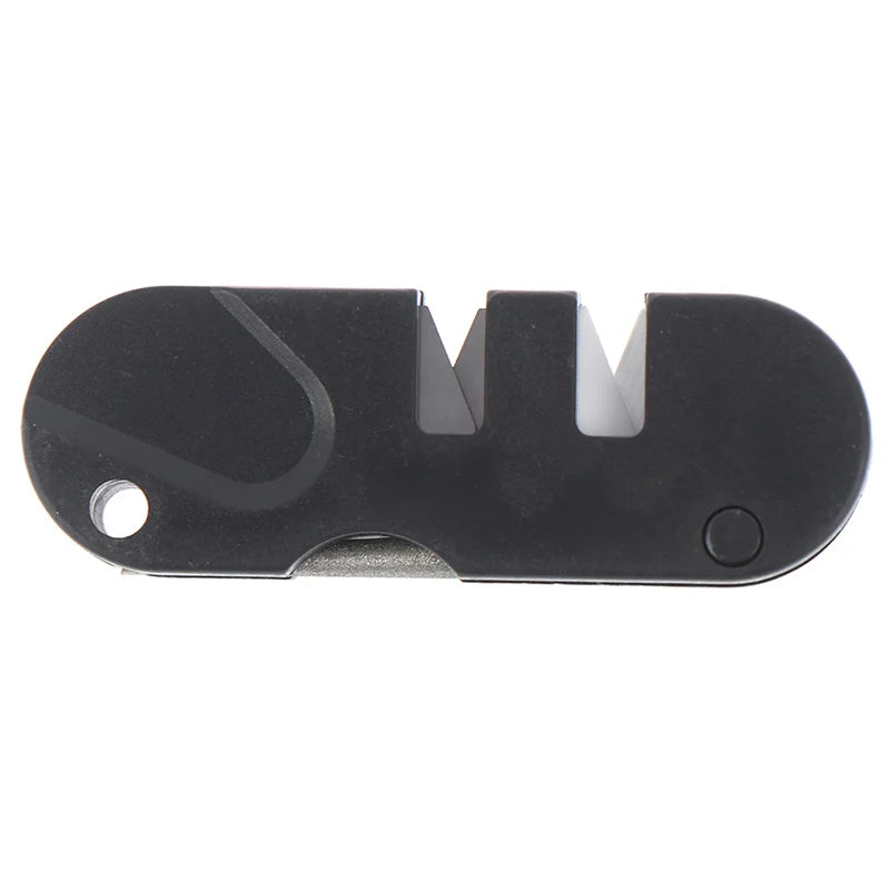 Portable Tungsten Ceramic Carbide Knife Whetstone Sharpener Sharpen Fish Hook Pocket Diamond Tool Camp Hike outdoor