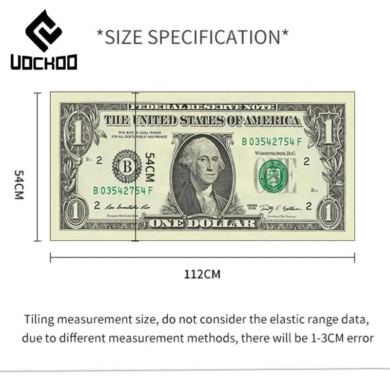 Adult 1 Dollar Bill Costume Carnival Party Jumpsuit Funny Sponge Print Outfit Money Fancy Dress Cosplay Clothes Novelty Gifts