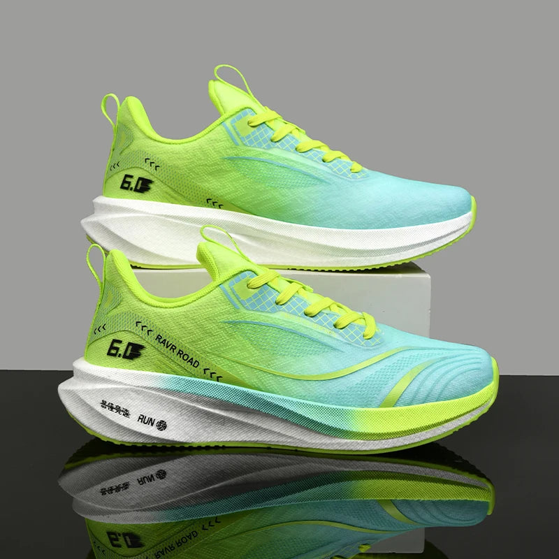Speciality Marathon Carbon plate Men Sports Running Shoes Breathable Lightweight Women's Comfortable Athletic Nonskid Sneakers
