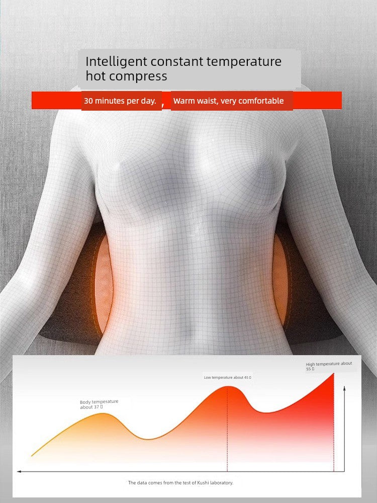 Japanese Lumbar Muscle Pad Lumbar Disc Waist Massage Tool Strain Lying Flat Sleep Lumbar Spine Professional Apparatus Heating Waist Pillow