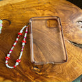 Simple Clay Fruit Charm Phone Chain Jewelry for Women Phone Lanyard Acrylic Resin Evil Eye Star Phone Case Strap DIY Accessories