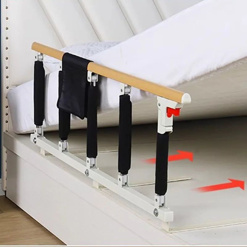 Foldable Senior Bed Rails Guardrail Elderly Get Up Assistor Children's Anti-falling Kryjte Se Single-sided Bedside Handrail