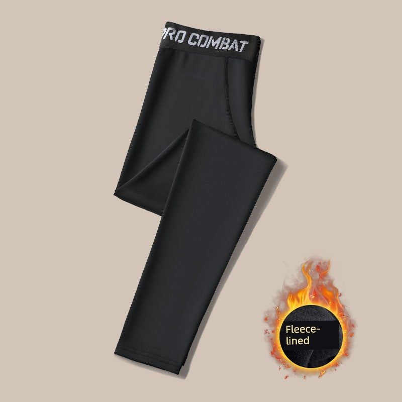 Basketball Basic Thin Ice Silk Quick-Drying Compression Leggings