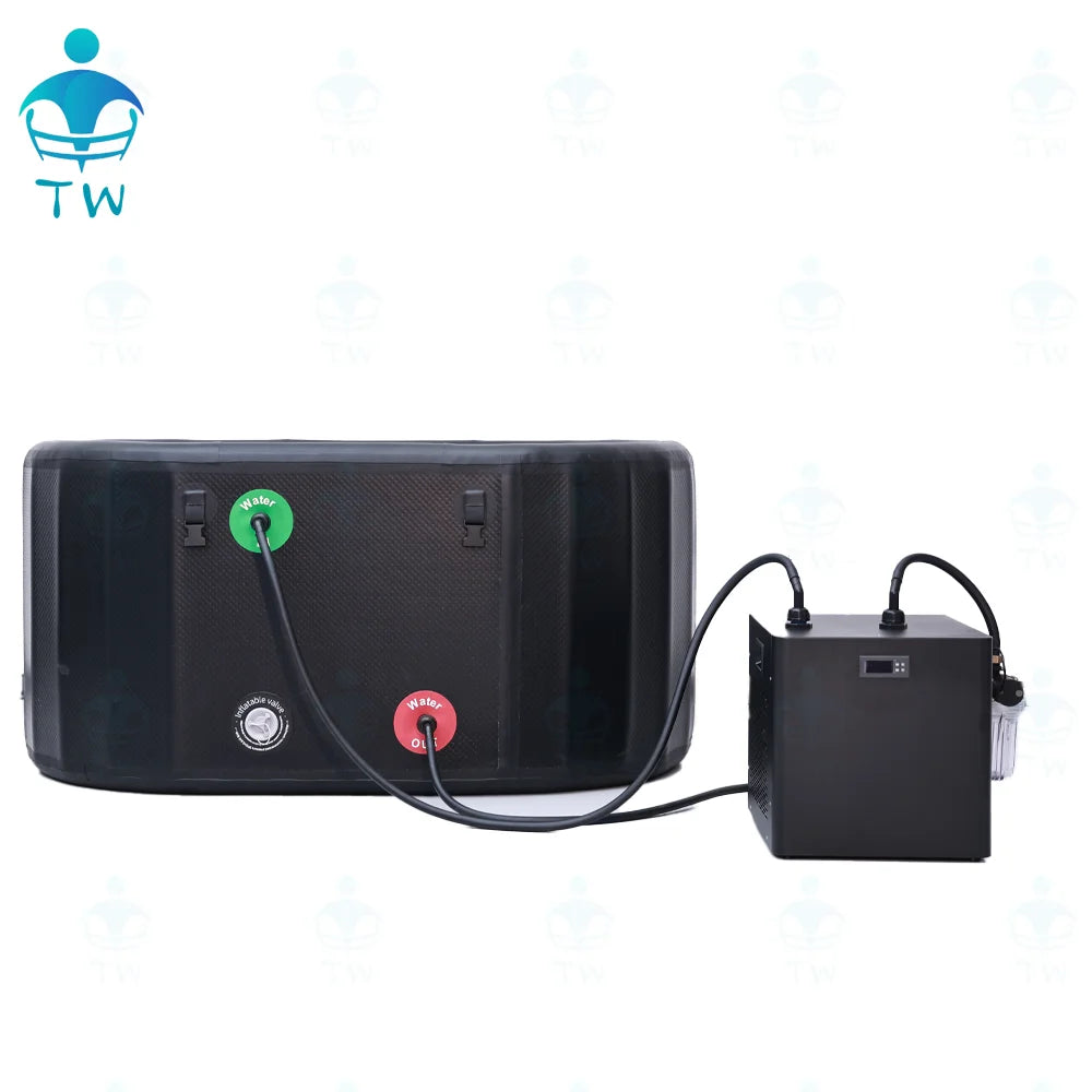 Inflatable Ice Bath Tub With Chiller,Cold Plunge for Recovery,Portable Outdoor Bathtub,Advanced Ice Tub with Temperature Control