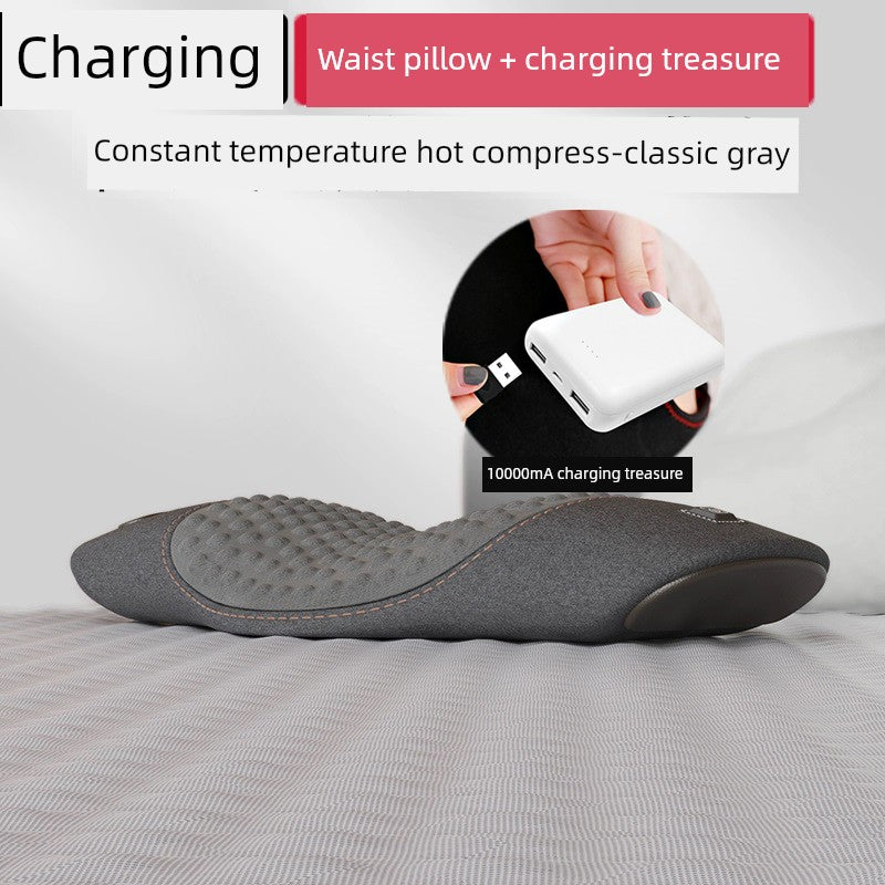 Japanese Lumbar Muscle Pad Lumbar Disc Waist Massage Tool Strain Lying Flat Sleep Lumbar Spine Professional Apparatus Heating Waist Pillow