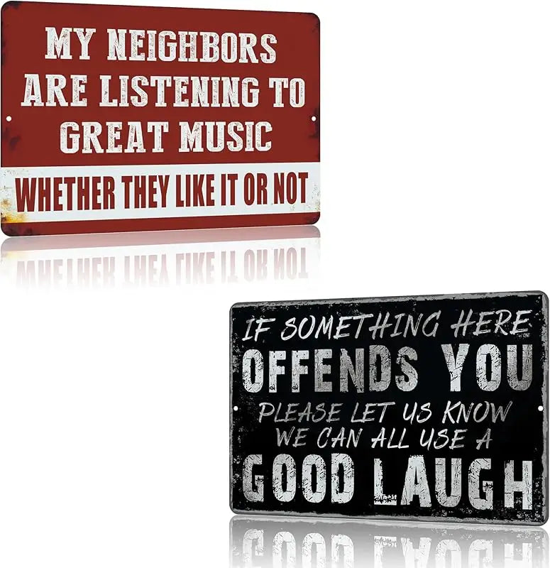 Iron Painting Retro Art Bar Logo Decoration Fun Home Open Metal Men's Cave Gifts Indoor and Outdoor