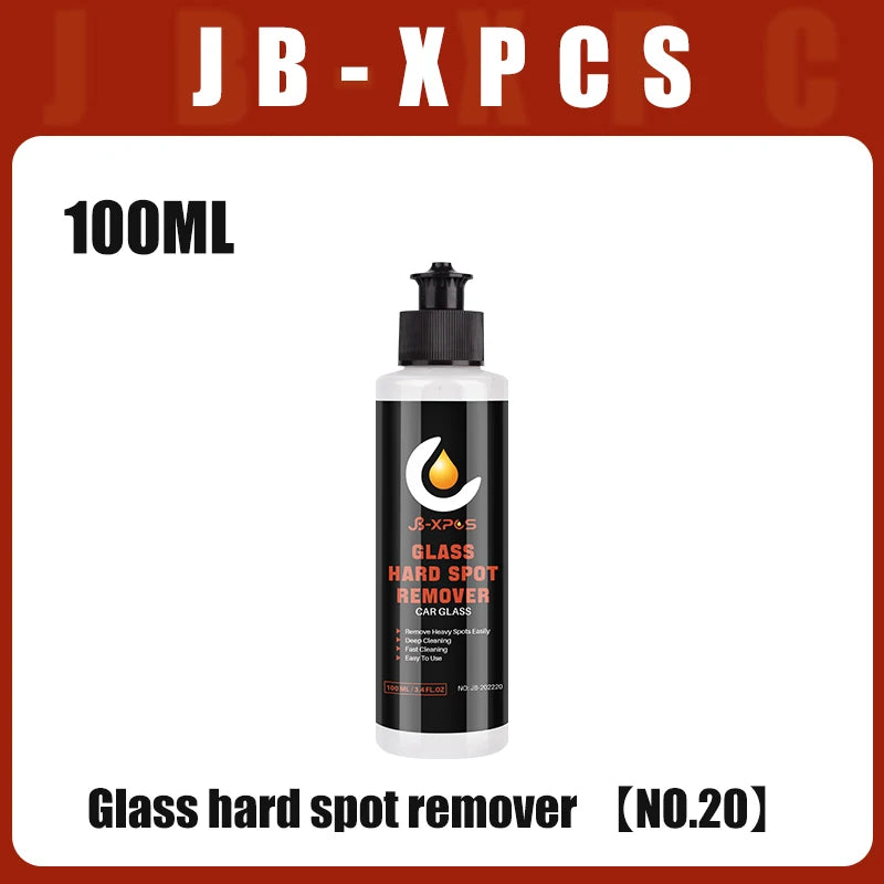 Glass Hard Water Spot Remover Heavy Oil Film Cleaner Paste Deep Cleaning for Bathroom Auto Windshield Car Care Accessorie