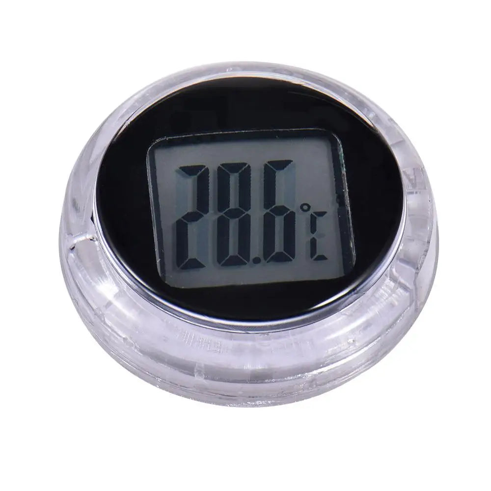 Motorcycle Digital Thermometer Clock Durable Waterproof Motorbike Meter Bathroom Bedroom Interior Watches Instrument Accessoris