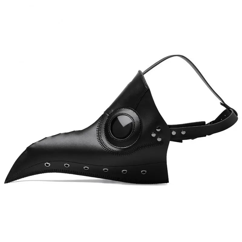 Steampunk Cosplay Mask Medieval Punk Plague Doctor Bird Headset Witch Novelty Headgear Set Pu Leather Halloween Cos Accessory