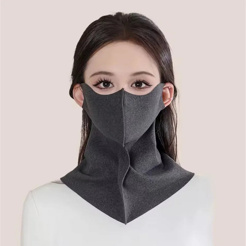 New Unisex Ice Silk Sun Mask Wearable Blanket Outdoor UV Neck Scarf Summer Riding Breathable Protection Dust Masks