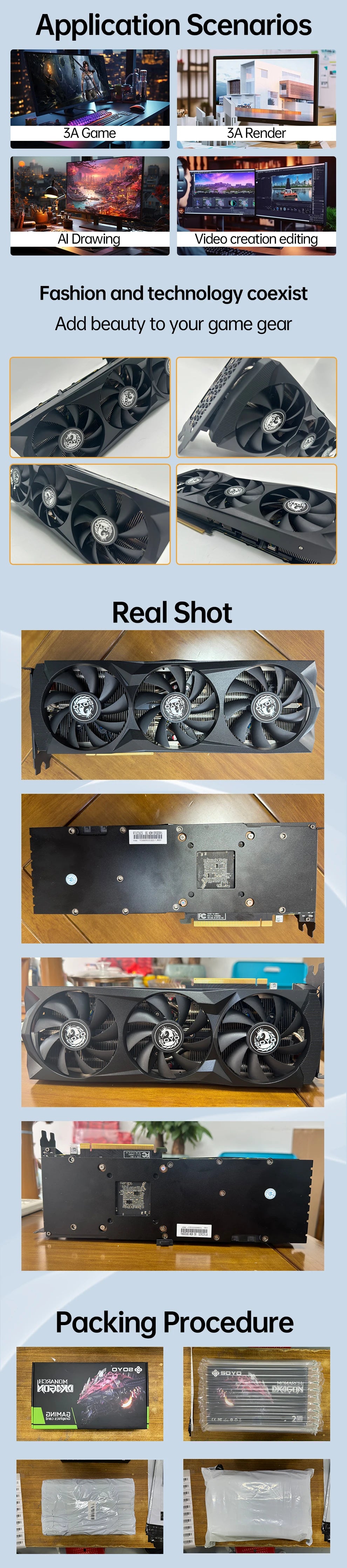 USED Graphics Cards NVIDIA GeForce RTX2060 SUPER 8G GDDR6 PCIE3.0x16 Gaming Video Card for Desktop PC Computer Components