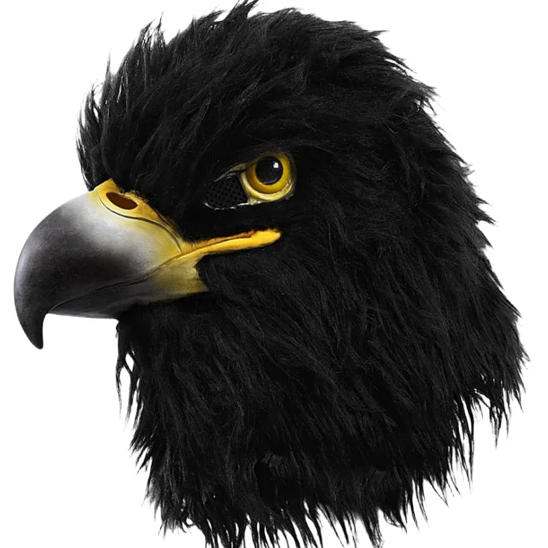 Novelty Bird Mask Latex Hood Animal Eagle Pigeon Bird Helmet Halloween Costume Carnival Cosplay Party Zoo Masquerade Props