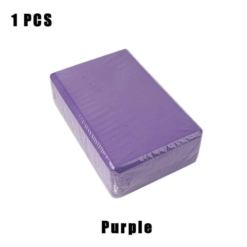 Yoga Cubes Blocks Building Pilates Bricks Sports Yoga Supplies Exercise Fitness Eva Reinforcement Mats Home Exercise Equipment