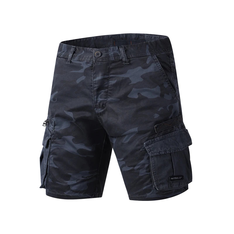 Men Summer New Camouflage Cargo Shorts 2024 Outdoor Hiking Jogging Short Pants Fashion Multiple Pockets Loose Casual Shorts Men