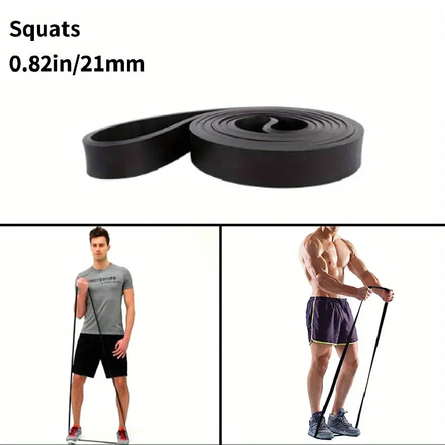 Heavy Duty Latex Resistance Band Exercise Elastic Band For Sport Strength Pull Up Assist Band Workout Pilates Fitness Equipment