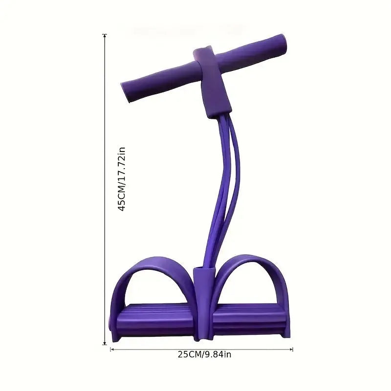 Multi Function Tension Rope Bands for Fitness Exercises Elastics Tape Home Resistance Bands 4 Tube Elastic Pedal Puller Training
