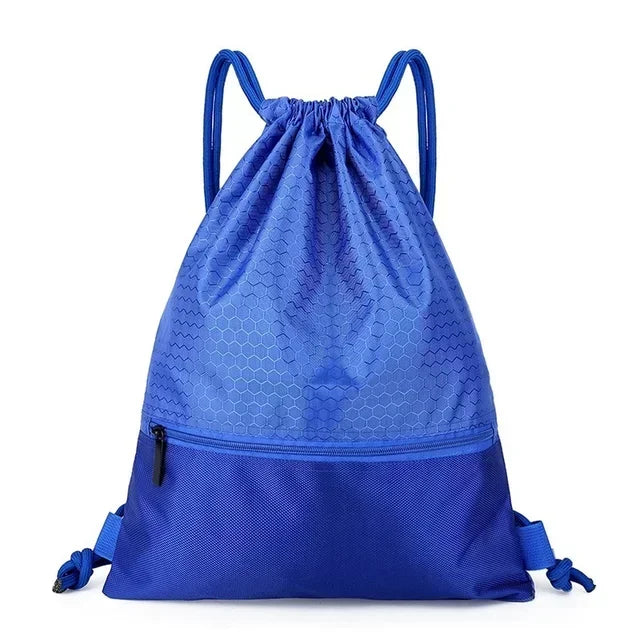 2025 1PC Foldable Waterproof Gym Bag Fitness Backpack Drawstring Shop Pocket Hiking Camping Beach Swimming Men Women Sports Bags