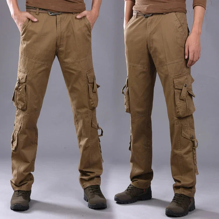 Outdoor Hiking Cotton Male Trousers Baggy Aesthetic Korean Style Cheap Y2k Vintage Men's Cargo Pants Fashion Slacks New In Long