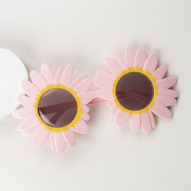 Funny Crazy Party Dress Glasses Sunflower Shape Sunglasses Accessories Novelty Costume Party Carnival Glasses Event Decoration