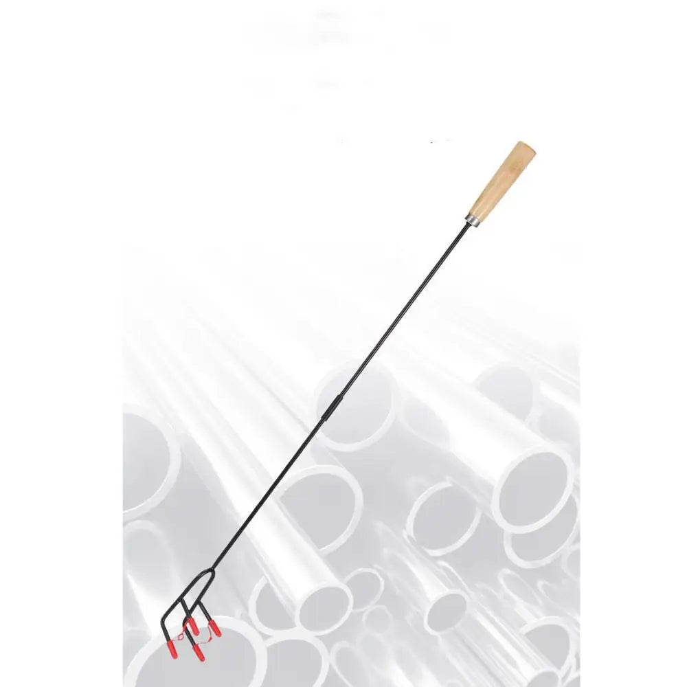 Fire Poker For Fire Pit Outdoor Camping Fire Poker 33 Inch Fireplace Poker With Wood Handle Long Campfire Poker Fire Pit Tools