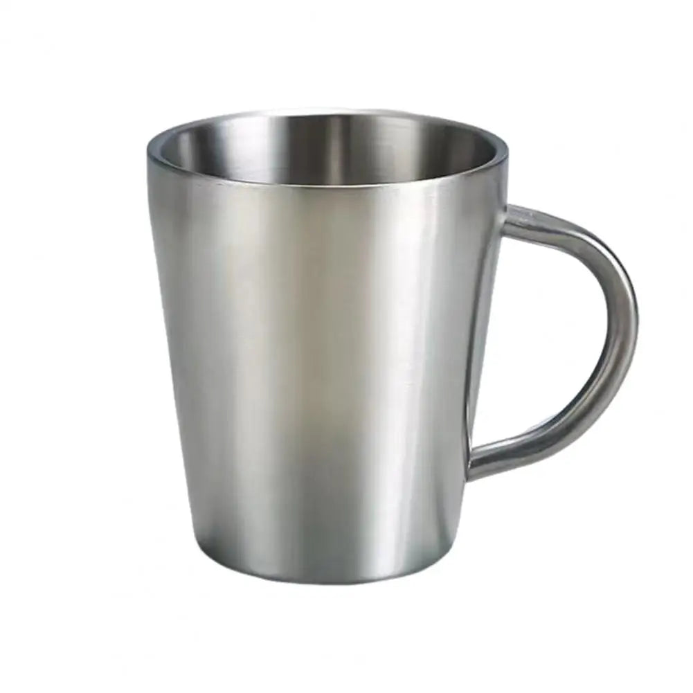 Coffee Lover Gift Idea Drinkware Heart-shaped Stainless Steel Coffee Mug Elegant Faux Cup for Hot Beverages Gift for Coffee