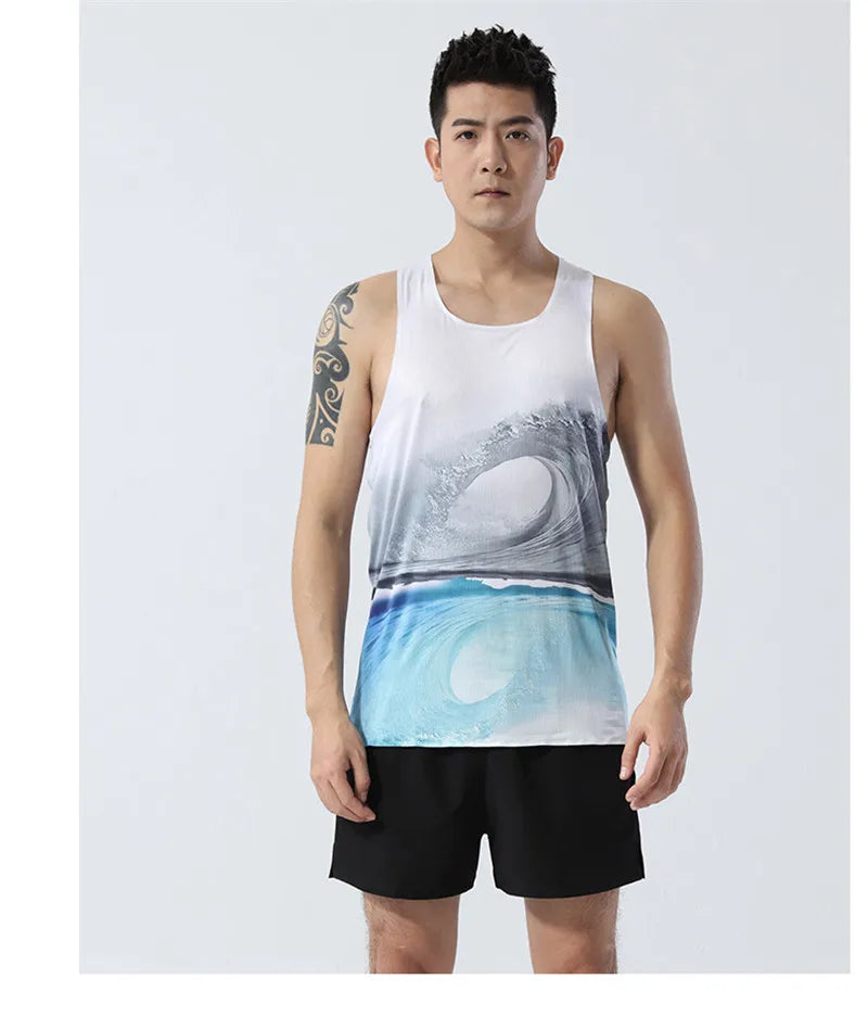 Adult Men Women Running Hiking Shirts Tight Gym Tank Top Fitness Marathon T-shirts Sport Exercise Basketball Vest Clothes B26