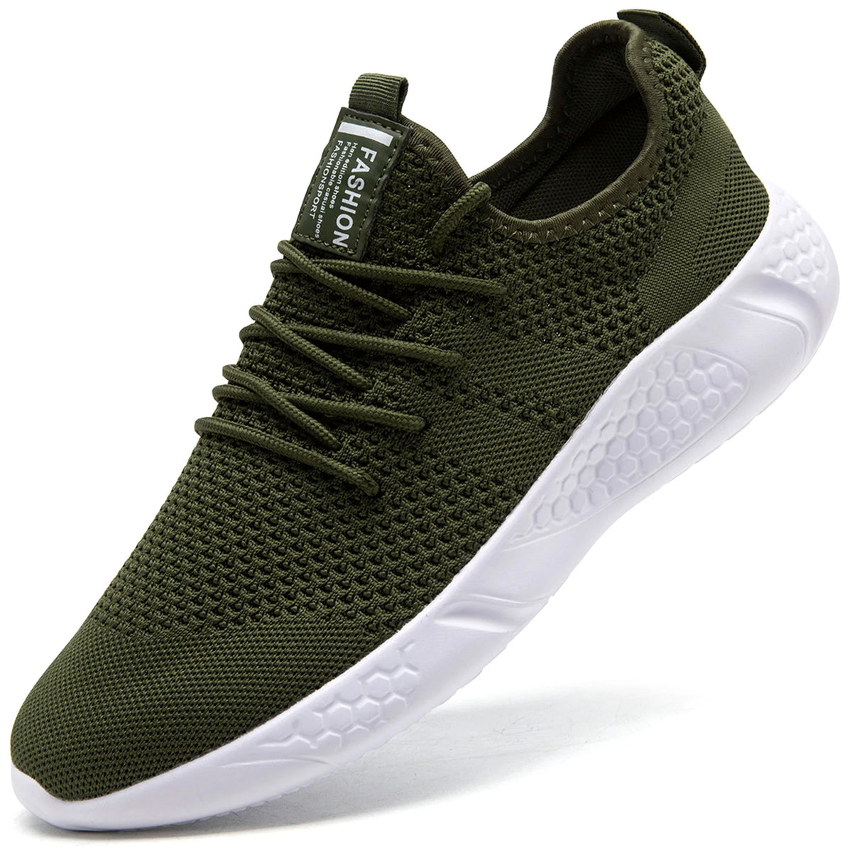 Men's Casual Sneakers Breathable Comfortable Walking Shoe Lace-up and Anti-slip Athletic Jogging Tennis Shoe Large Size 39-50