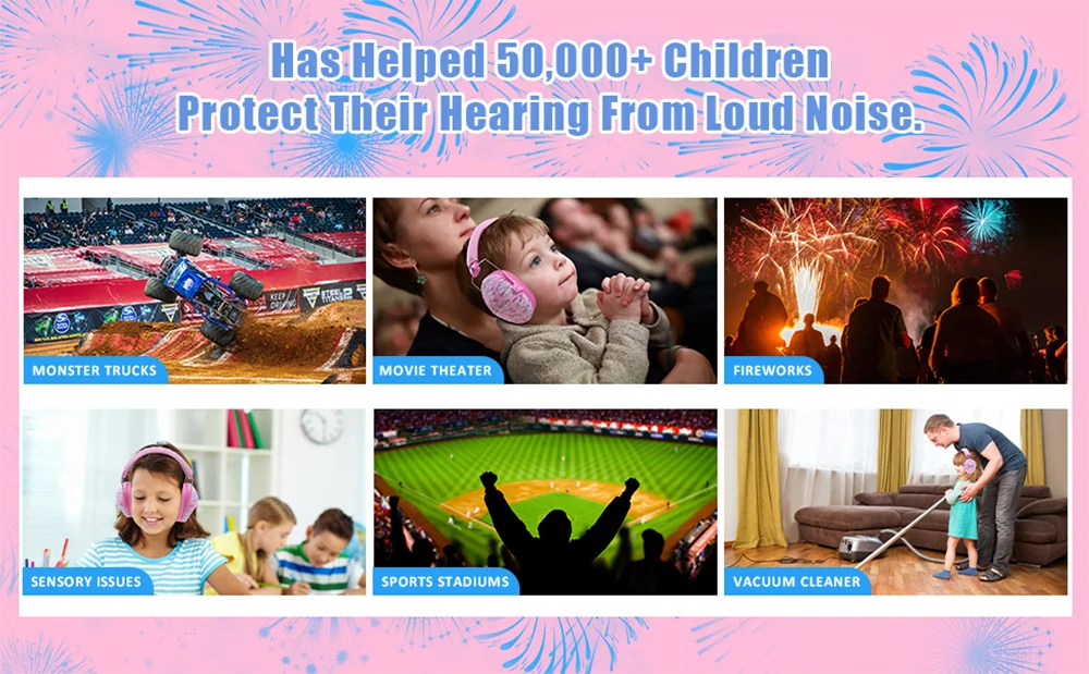 ZOHAN Kid Earmuffs Hearing Safety Protection Earmuffs Passive Noise Cancelling NNR 25dB For Children Toddlers Reading Sleeping