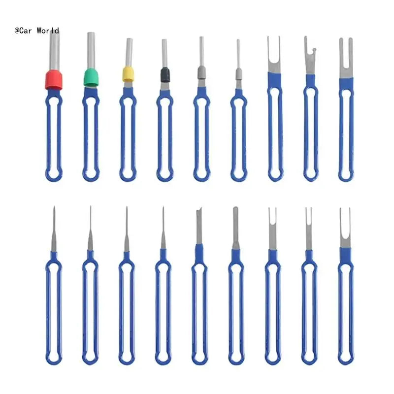 Multipurpose Automotive Terminal Removal Set, Electrical Pin Extractor Release Puller Tool for Car Connector Service 6XDB
