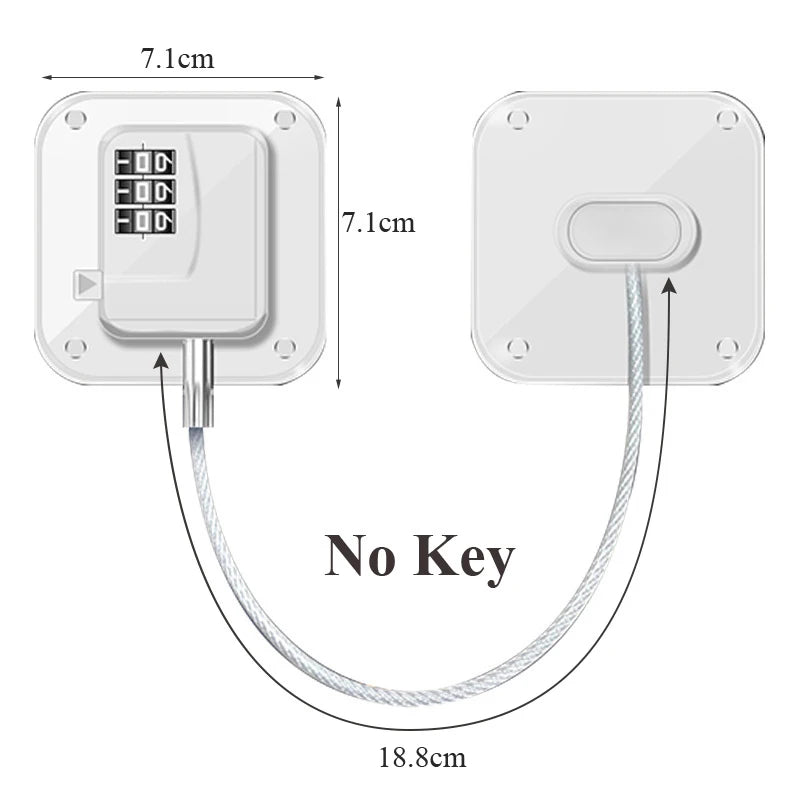 Password Baby Safety Door Window Lock Key for Children Kids Home Security Protection Baby Care Cabinet Refrigerator Locks Drawer