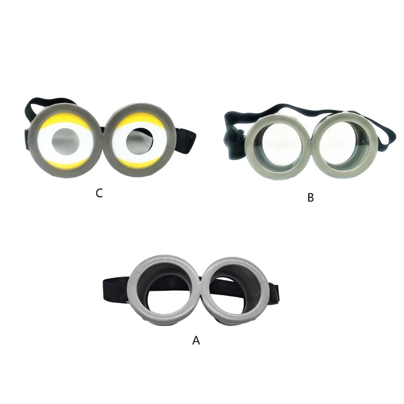 Miniones Goggles Novelty Eyewear Funny Glasses Miniones Costume Despicables Me Miniones Eyewear Halloween Cosplay Costume Gift