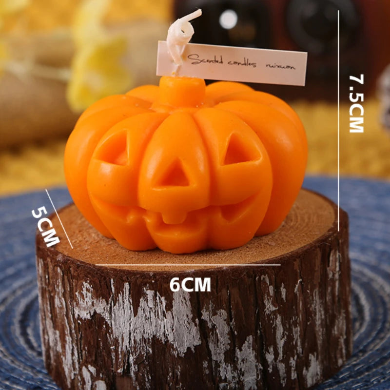 Halloween Decorative Decor Home Candles Ghost Candles Pumpkin Candle Scented Guest Gift Candles Halloween Accessories Home Decor