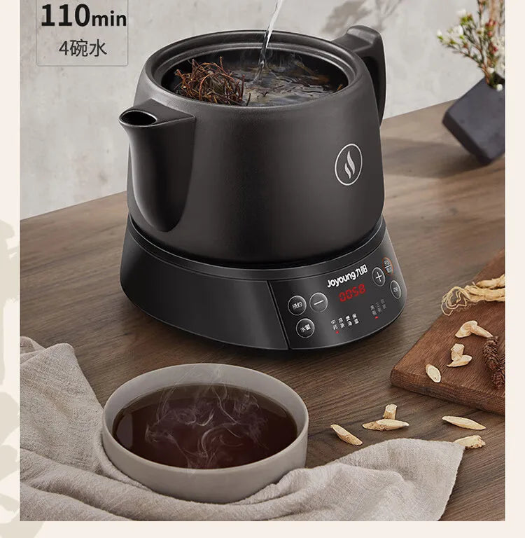 Joyoung Automatic Herbal Medicine Pot Black Separated HealthCare Pot 220V