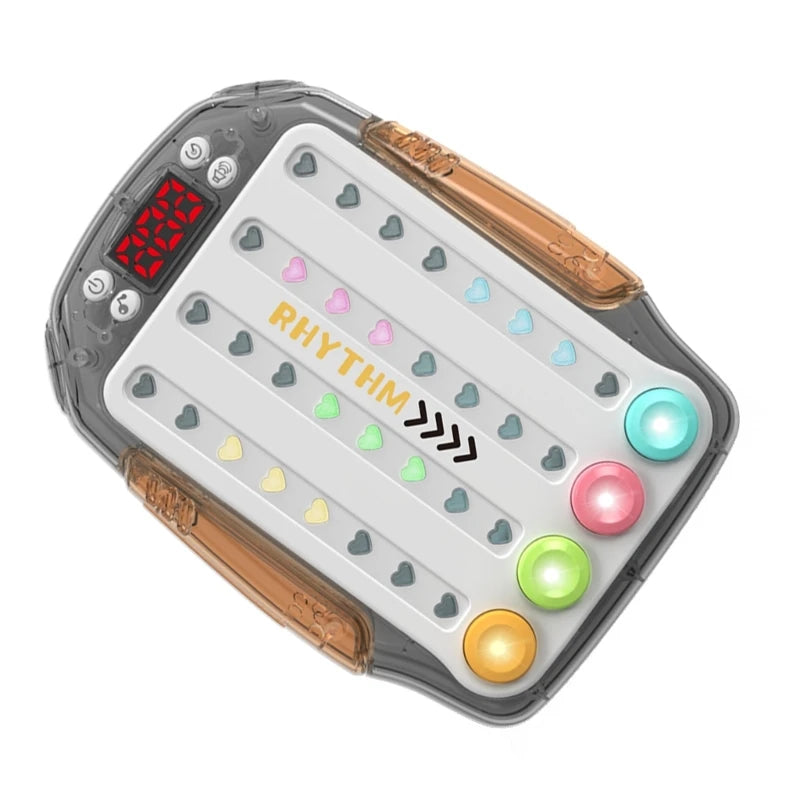 Hand Training Toy for Kids Children Handheld Puzzle Console Quick Push Game D46B