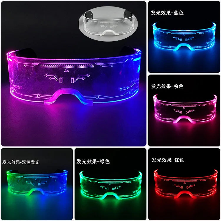 Japan Anime Detective Conan LED Light up Glasses color change funny Luminous crossdresser glasses Cosplay men Novelty Costumes