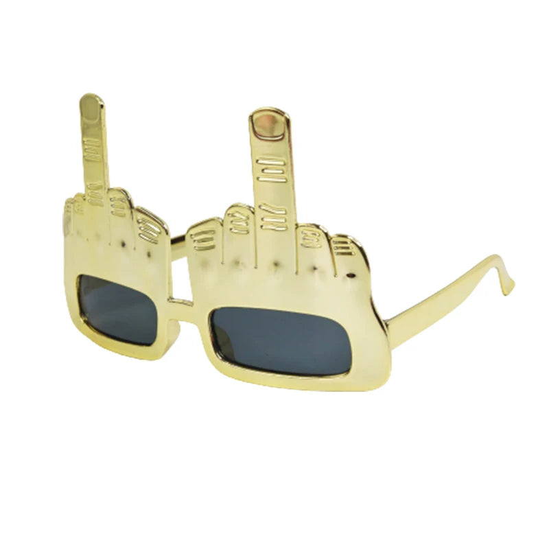 Glasses Sunglasses Finger Middle Funny Party Novelty Kid Sunglasses Eyeglasses Adults Favors Fun Eye Crazy Decorations Silly