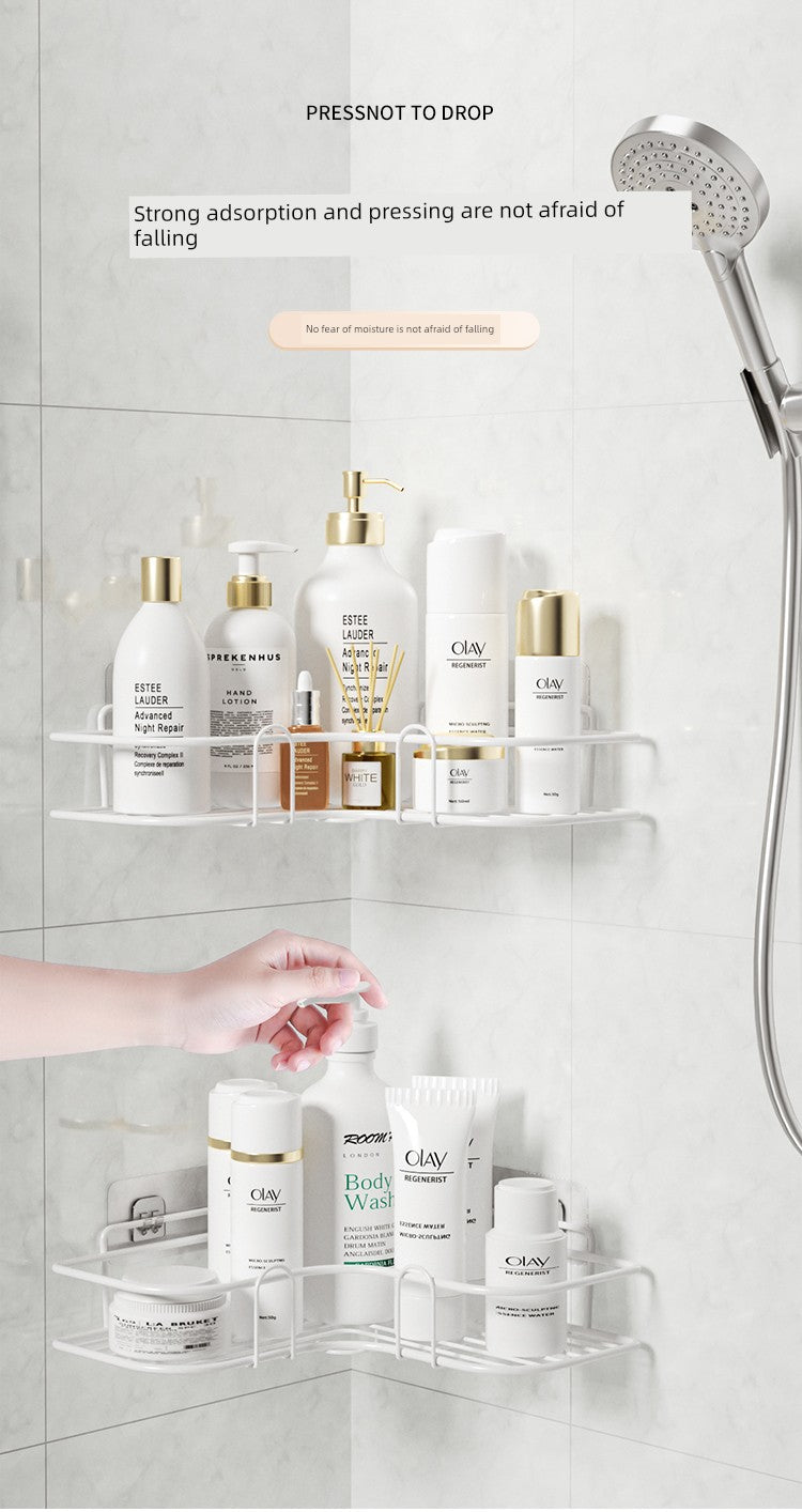 Punch-Free Wall Hanging Washstand Cosmetic Shelf