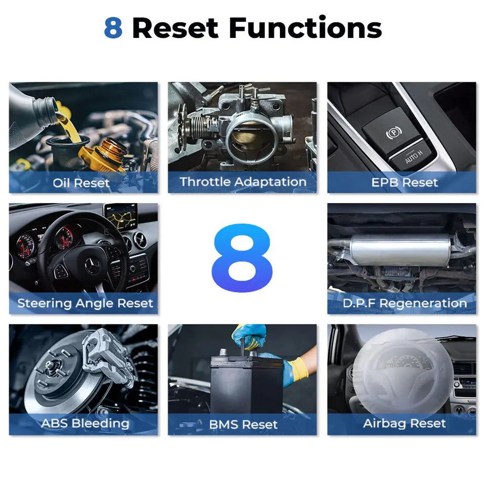 TOPDON Topscan Lite OBD2 Bluetooth Car Diagnostic Scanner Tool 28 Reset Functions Wireless Full System Code Reader Active Test