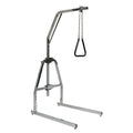 Bed Gurad Rail Lumex Versa-Helper Overhead Bed Trapeze Bar with Floor Stand, Supports 450 lbs, Chrome